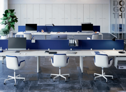 Arbeitstisch Counter 6 Personen Bürotisch Arbeitszimmer Büromöbel Tisch Tische